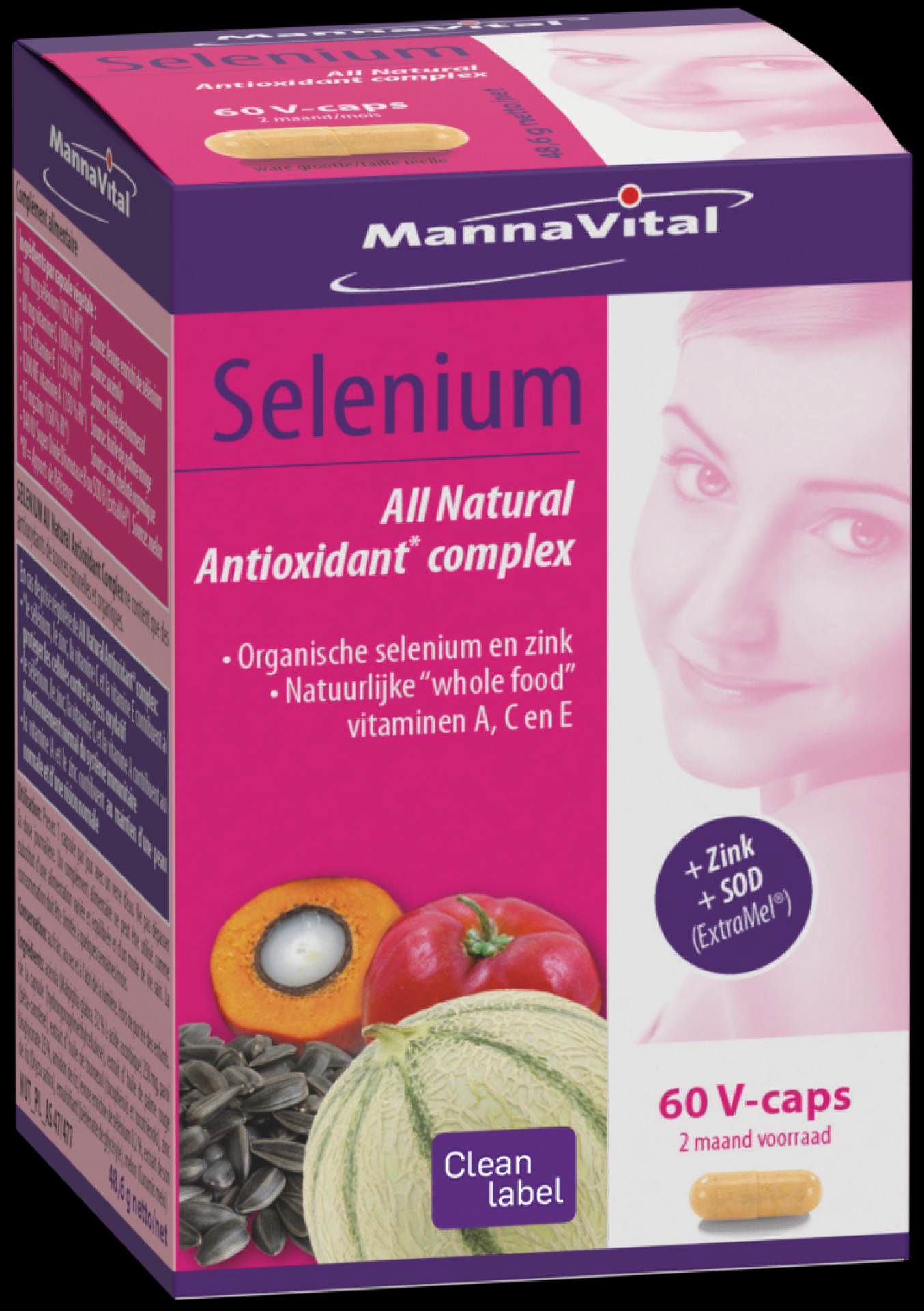 Selenium all natural antioxidant complex + zink & sodium